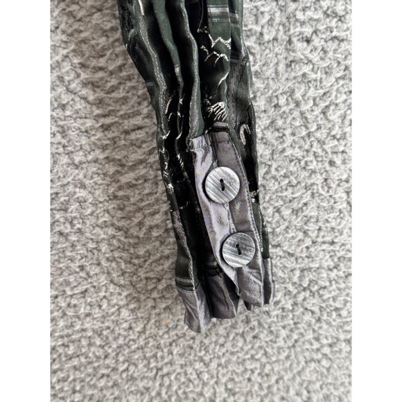 Alison Sheri Collection Womens Long Sleeve  Button Down Blouse Size Large - Picture 4 of 5